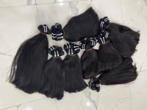 100% Remy Extensions Kinky Straight Vietnamien Bundles Machine Double Trame Toutes Les Couleurs Convient Usine Prix Haute Qualité Réel - Product Image 2