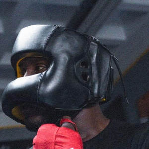 Protège-tête de boxe jaune en cuir de haute qualité personnalisable pour les arts martiaux et le fitness - Product Image 3