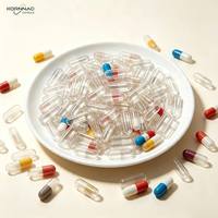 KORNNAC Fabricant Fournisseur en Gros Capsules Vides en Gélatine Dure Taille 0 Coques de Capsules Transparentes Claires
