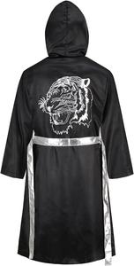 Robe assortie avec capuche Tenue d'entraînement Robe de combat MMA Prix bon marché OEM Logo personnalisé Robe de boxe Robe de boxe KickBoxing Robe de combat de boxe - Product Image 4