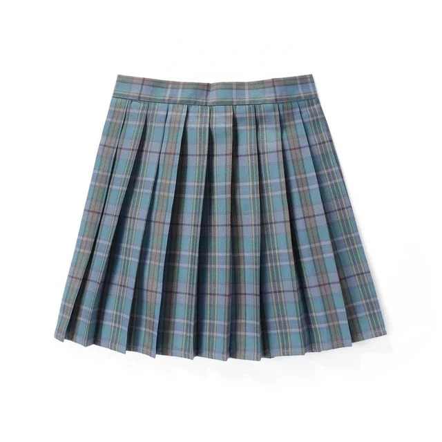 Summer Women High Waist Pleated Plaid Skirts Mini Tennis Skirt JK Japanese School Uniform Short A-Line Mini Skirt Girl
