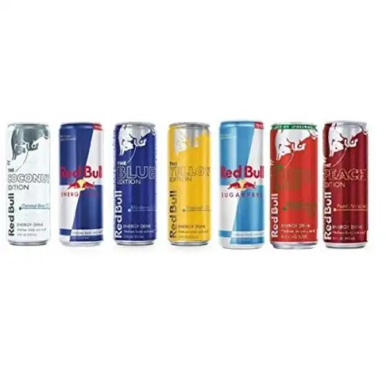 Wholesaler and Distributor of Red-bull Energy Drink,s both the Blue, Red and Silver Edition Available for bulk sales ONLY!