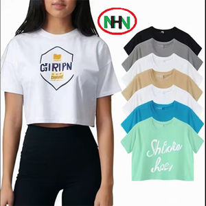 Wholesale New Design Crop Tops <b>T</b>-<b>shirts</b> Woman Crop Top Ladies Short Sleeve <b>Sexy</b> Hollow Out Lace up Crop tank Top <b>t</b> <b>Shirt</b> Women - Product Image 2