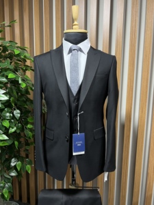 Costume en Viscose et Polyester pour homme, tissu sur mesure, costume de mariage et d'affaires, bon marché, Offre Spéciale - Product Image 3