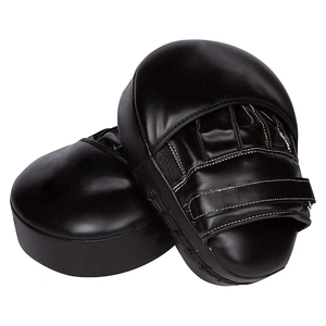 Leather Gel Curved <b>Focus</b> Mitts <b>Focus</b> <b>Pads</b> Kick Boxing MMA Strike Curved Genuine Leather or Synthetic Leather <b>Pads</b> - Product Image 6