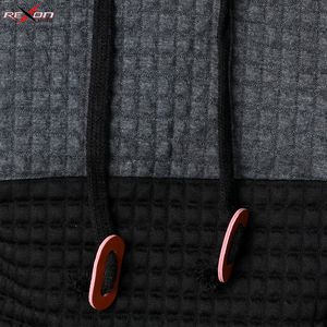 เสื้อฮู้ดแบบรูดซิปสำหรับผู้ชายเสื้อสเวตเชิ้ตแบบสวมหัวมีฮู้ดผ้าแจ็คการ์ดแขนยาวสำหรับเข้ายิมฮิปสเตอร์มีซิปรูดซิปรูด - Product Image 2