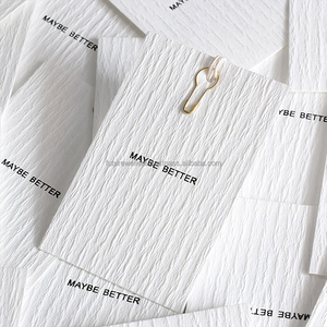 Etiqueta personalizada con nombre y logotipo, papel de alta calidad, etiquetas para ropa para tarjetas y etiquetas colgantes, compra de etiqueta personalizada con alambre - Product Image 3