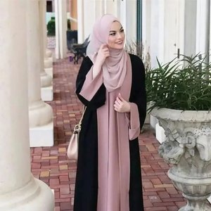 ชุดอาบายะห์ผ้าฝ้ายคุณภาพสูง ผลิตในปากีสถาน ปี 2025 สีพื้น แบบดั้งเดิมสำหรับผู้หญิงมุสลิม เนื้อผ้าเบา ระบายอากาศได้ดี แห้งเร็ว - Product Image 6