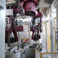 Solutions de fonderie automatique de laiton, machines de fonderie de métaux pour articles sanitaires CNC, 180KW haute efficacité, brevetées, garantie 1 an