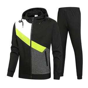 Hiver Vêtements Hommes Ensembles Hommes Impression Hoodie Set Fleece Zipper Sweatshirt Casual Sport Sweatpants Mens Tracksuits - Product Image 6