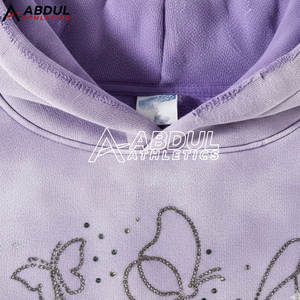 Sudaderas con Capucha de Estilo Premium para Hombre, Lavadas al Ácido, con Pedrería, Diseñadas para la Moda Urbana - Product Image 5