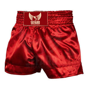 Pantalones cortos de Muay Thai transpirables de secado rápido Venta caliente Pantalones cortos de Muay Thai para hombres de calidad superior a la venta - Product Image 1