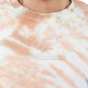 Men <b>Tie</b> <b>Dye</b> <b>Sweatshirt</b> Loose Fit Vintage Wash Pullover With Artistic Swirl Print For Trendy Urban Streetwear - Product Image 3