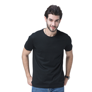 Factori Venta al por mayor Unisex 170gsm Camiseta de algodón liso Regular Fit Multicolor Camiseta de manga corta para impresión - Product Image 1