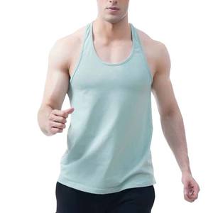 Débardeurs à col rond pour hommes de haute qualité 100% coton sans manches Débardeurs personnalisés à séchage rapide Gym Fitness Débardeurs pour hommes - Product Image 1