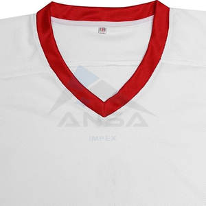 Maillot de hockey pour hommes de qualité professionnelle, manches longues, col en V, coupe ample, lavage en machine - Product Image 4