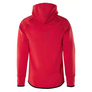 เสื้อฮู้ดมีซิปหนา450GSM สำหรับผู้ชายเสื้อมีฮู้ดผ้าคอตตอนผสมทรงหลวมมีซิปรูดแบบกำหนดเอง - Product Image 4