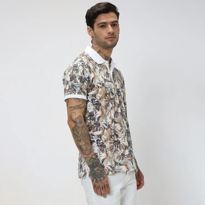 2024 personalizado pesado 100% algodón estilo Casual de los hombres para Polo camisa de lujo transpirable Jersey con diseño de patrón sólido - Product Image 2