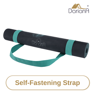 Premium Suede Yoga <b>Mat</b> Panther Design Green 183 × 61 cm Thick 3 mm Natural Rubber Non Slip Yoga Pilates Fitness <b>Mat</b> - Product Image 3
