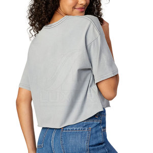 Ropa de moda de verano para mujer, Top corto de manga corta, el mejor diseño, buen Material, Camiseta corta para mujer - Product Image 6