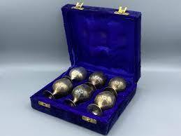 Handcrafted Brass <b>Wine</b> <b>Goblet</b> Engraved Chalice Vintage Metal Drinking Cup Antique Style Barware Wedding Decor Elegant Tableware - Product Image 6