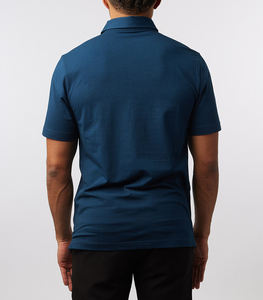 เสื้อสำหรับผู้ชายผ้าถักกันรอยยับสำหรับใส่เล่นกีฬาปักโลโก้ได้ตามต้องการ - Product Image 2