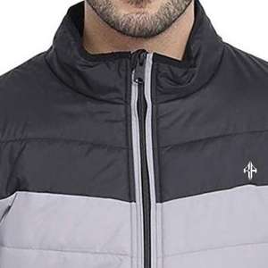 Chaqueta de invierno con logotipo personalizado de alta calidad, chaqueta acolchada con cremallera estampada transpirable de poliéster 100% de ATLANTIC - Product Image 5