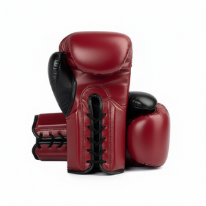 Gants de boxe légers à doigts entiers avec fermeture pour la poignée - Matériel en cuir pour homme, pour la boxe, les arts martiaux - Product Image 6