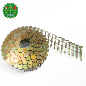 Taille personnalisée 1-1/4 pouces Bobine Toiture Clous En Acier Lisse/Anneau Tige Plat À Damier Tête Type Prix Compétitifs Vietnam Usine - Product Image 1