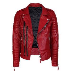 Nouvelle mode pour hommes Veste en cuir Veste en cuir coupe-vent Veste en cuir pour hommes de couleur unie - Product Image 1