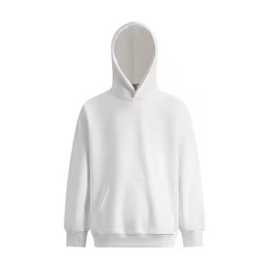 Sudaderas con capucha para hombre con logotipo personalizado, Sudadera con capucha en blanco de rizo francés, Jersey recortado cuadrado, sudaderas con capucha de color sólido de peso pesado - Product Image 5