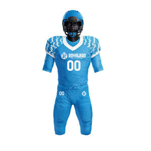 Nouveaux uniformes de Football américain Sports d'équipe Porter un récepteur large Nom personnalisé Kits de Football Gridiron Uniformes de Football - Product Image 6