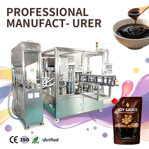 Industrial Grade Rotary Soy Sauce Liquid Filling and Capping Integrated Machine with PLC <b>Control</b> System - Product Image 1