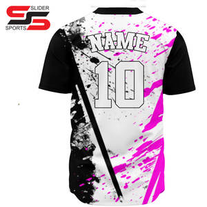 Camiseta de béisbol personalizada de poliéster 100% sublimada al por mayor Jersey de softbol en blanco ropa de equipo personalizada ropa deportiva Kit de béisbol - Product Image 2