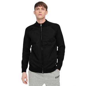 Chaqueta bomber negra personalizada de calidad para hombre, moda de invierno, estilo de béisbol informal con logotipo, diseño sin cuello, precio al por mayor - Product Image 6