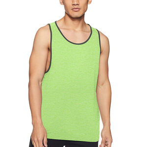 Custom Logo Solid Color Gym Tank Tops for <b>Men</b> USA Size <b>Ribbed</b> Sports Tanktops Plus Size Stringer Stretchable Muscle Top Knitted - Product Image 1