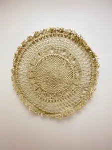 Tenture murale moderne de qualité supérieure en jute Art huile élégante sur toile pour la décoration de la maison et de l'hôtel vente en gros - Product Image 2