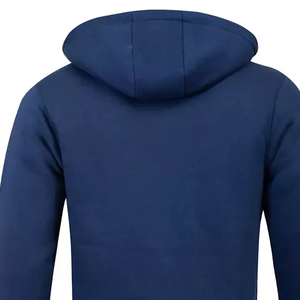 Full Zip Us Sweats à capuche et sweat-shirts pour hommes Style uni Séchage rapide Sweats à capuche à manches longues à la mode avec poches - Product Image 3