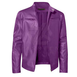 Chaqueta de cuero de piel de vaca personalizable para hombre 2025 colección de invierno hecha en Pakistán producto al por mayor - Product Image 2