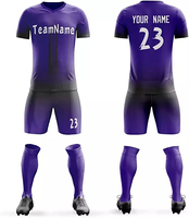 Vêtements de football personnalisés en gros, design sublimé, 100% polyester, légers, séchage rapide, shorts unisexes, style américain classique