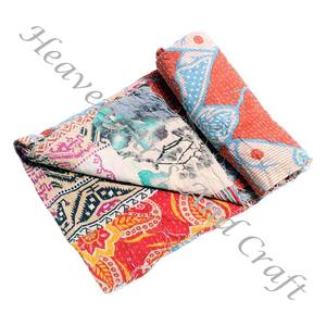 <b>Kantha</b> <b>Quilt</b> Gudari <b>Kantha</b> <b>Quilt</b> Gudari Hot Selling Wholesale Gold Supplier GD2192 Handmade <b>Kantha</b> <b>Quilt</b> Cotton Printed Indian - Product Image 3