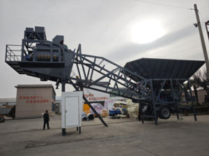 Centrale à béton mobile économique de 35 m³/h, alimentation électrique et <span class=keywords><strong>transport</strong></span> facile pour les petits projets - Product Image 2