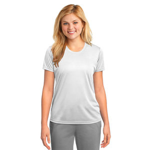 2025 nueva moda de verano algodón gimnasio camisetas para mujeres cuello redondo manga corta Casual ropa deportiva teñida lisa - Product Image 5