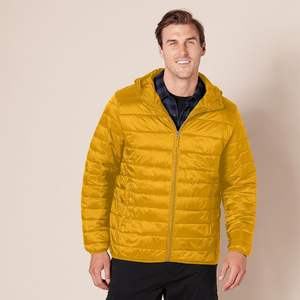 2025 Trending <b>Men's</b> Lightweight Water-Resistant <b>Packable</b> Hooded Puffer <b>Jacket</b> Polyester - Product Image 5