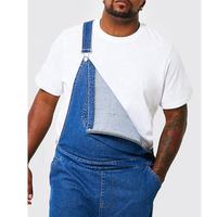 Salopette Pantalon Denim Jeans Bretelles Combinaison Pantalon Cargo Salopette Multi-poches Pour Hommes Jeans Denim Salopette Overas