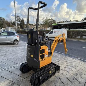 Mini-excavatrice de haute qualité 1 tonne, engin de chantier sur chenilles, moteur KOOP Changchai, forte puissance de creusement, direct usine - Product Image 4