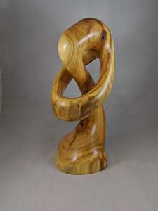 Sculpture en bois intemporelle sculptée avec une précision idéale pour les maisons indiennes traditionnelles et les thèmes de décoration culturelle - Product Image 3
