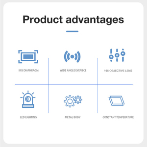 <span class=keywords><strong>Microscope</strong></span> biologique binoculaire professionnel haute puissance 1600X avec tête articulée pour une recherche en laboratoire précise - Product Image 4