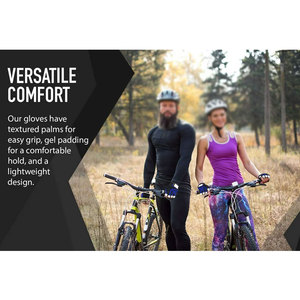 Guantes de Ciclismo de Cuero Ecológicos con Impresión Personalizada, Precio al por Mayor - Product Image 3