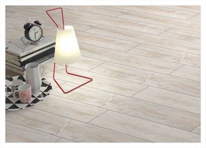 Carrelage de sol léger Carrelage aspect bois rustique Porcelaine émaillée noyer gris 200x1200mm Design graphique Carrelages d'intérieur Texture bois - Product Image 4